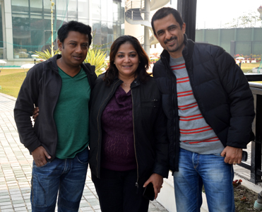 With Onir & Itshree Misra