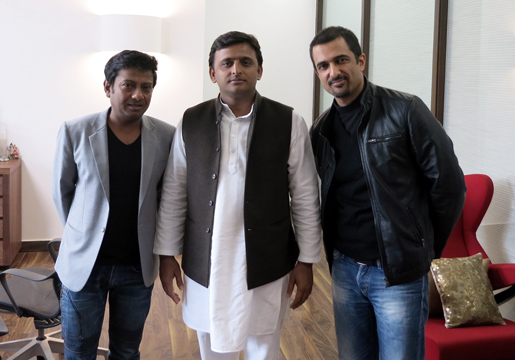 With the Hon’ble CM of U.P Shri Akhilesh Yadav